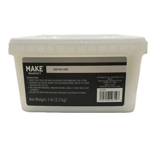 8 Pack: 5lb. Goat Milk Soap Base by Make Market®
